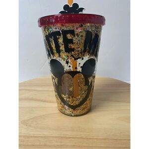 Mickey vampire snow globe handmade tumbler